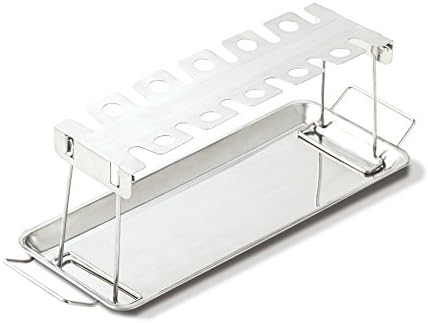 Grilling Traditions  Chicken Wing Rack with Grill Tray