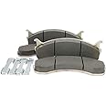 Bendix E11107860 - Formula Blue‚Ѣ Hydraulic Brake Pads - Heavy Duty Extended Wear, With Shims, Front Or Rear, 7655-D786