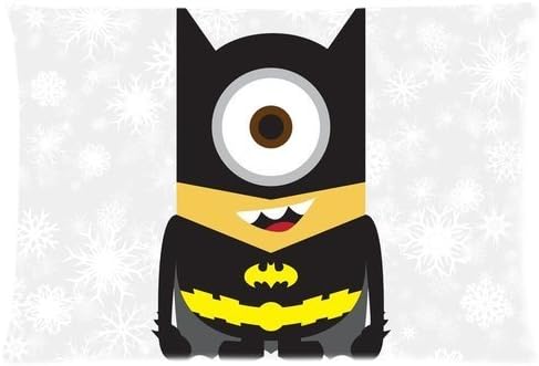 DiyCaseStore Funny Cartoon Despicable Me Minions as Batman Custom Zippered Pillow Cases 20x30 (Twin sides)