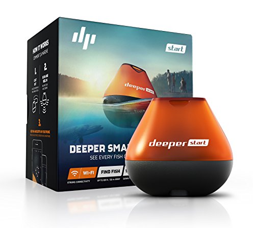 Deeper Sonar Start + Support Smartphone Wifi + Boîtier Xl – Sondeur/détecteur Poissons Pour Pêcheurs