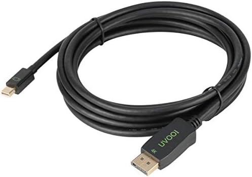 DisplayPort to Mini DisplayPort Cable (Thunderbolt 2 to DP Cable), UVOOI Active Displayport to Mini Display Cable 4K 15ft