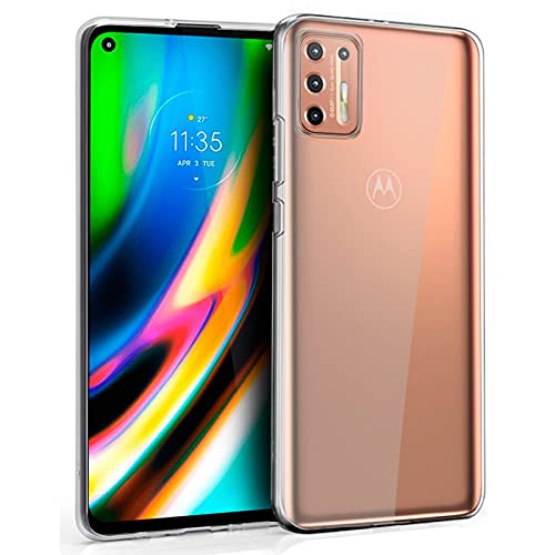 Cool Silicone Case for Motorola Moto G9 Plus (Transparent)