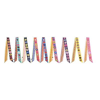 4-Pack Mini Scarf Fashion Ribbon Chic Handbag Band Handle Wrap Hair band Neck Tie Silky Ribbon 4-Pack Mini Scarf Fashion Ribbon Chic Handbag Band Handle Wrap Hair band Neck Tie Silky Ribbon