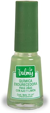 Valmy Lemon & Garlic Quimica Endurecedora - Nail Hardener and Whitening Polish Treatment