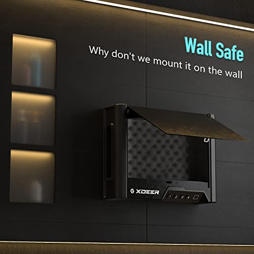 XDeer Biometric Gun Safes for Pistols, California DOJ Certified Quick