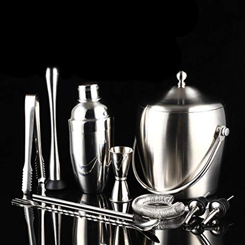 Cocktail Mixing Kit Bar Set 10-teilig Jumbo Barkeeper Kit □ Premium-Cocktail Set Mixology Kit for Bar und Haus - All-in… – Bild 6