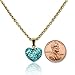 A Touch of Dazzle Heart Necklaces For Girls Gifts for Daughter Color Crystal Necklace Heart Pendant Necklace Girls Jewelry Hypoallergenic Crystal Heart Necklace