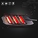 RCP - CVI-BPL02- Aftermarket LED Rear Bumper Reflector Brake Lights Mustang Style for 2016 Tenth Generation Honda Civic Sedan (not fit the Hatchback)