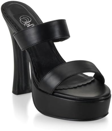 Women Patent Black Round Toe Platform Pumps Sky High Mary Janes Pumps Ladies Evening Dress Heels 