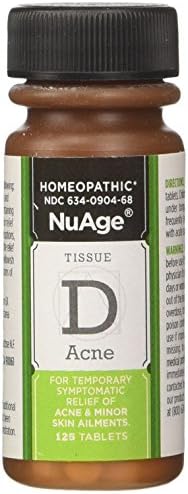 NuAge, Tissue D Acne, 125 Tablets