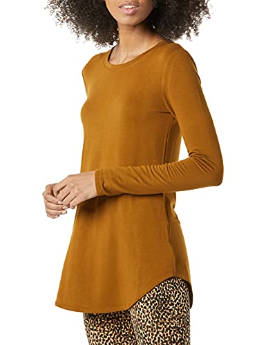 Daily Ritual Women's Supersoft Terry Long Sleeve Boxy Pocket Tee - Amazon Brand Luxuriously Soft Lounge Top
