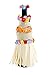 Fun Wine Bottle Cover by Wine Wear [Hula Girl] – Wine bottle dress-up for Hawaiian, beach, luau, retirement, cookout party, gift or decoration