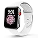 VATI Sport Band Compatible with Apple Watch Band 40mm 44mm 42mm 38mm, Soft Silicone Sport Strap Replacement Bands Compatible with iWatch Apple Watch Series 4, Series 3/2/1 S/M M/L