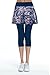 Cityoung Women's Yoga Capris Tennis Skirt With Leggings