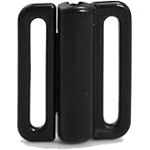 ESUBACA 20set Craft Plastic Black Tape Closure Hook & Clasp Fasteners Sew on Clothes Bra Clip Hooks Sewing Supplies Nk162