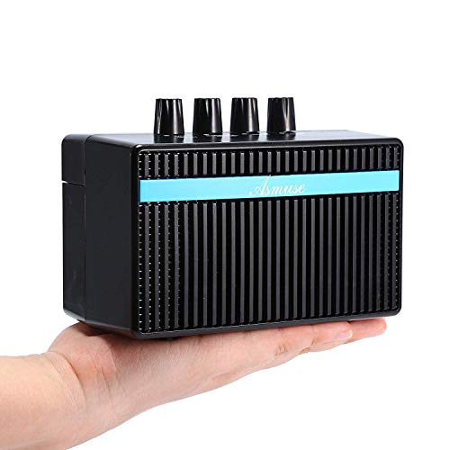 Asmuse 3W Mini Bass Amp Guitar Amplifier headphone practice with
