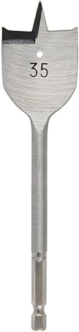 Draper Expert Flat Wood Drill Bit 35.0 mm Ø Model 41788 Blue view 3