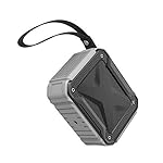 HAVIT Portable Wireless Bluetooth 4.1 Speaker, IPX5 Waterproof and Dustproof for Outdoors Sport or Shower, Rechargeable Battery (Black+Grey)