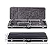 Yaheetech ABS Electric Guitar Case Elegant Hardshell Case for Strat/Telecaster Style Flight with Lock Latch Keys Black