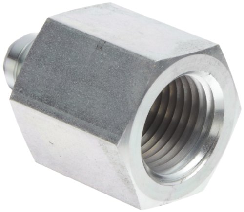 Eaton Aeroquip 2022-8-6S Female Connector, Male 37 Degree JIC, Female Pipe Thread, JIC 37 Degree & NPT End Types, Carbon Steel, 1/2 NPT(f) x 3/8 JIC(m) End Size, 3/8" Tube OD, 1/2" Female Pipe Size