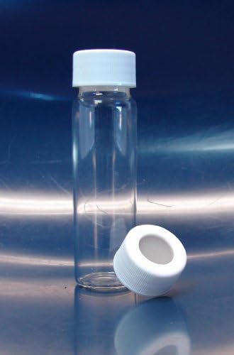 Daniels Scientific APC1620 40 ml Clear 5ml DeIonized Water with Stir bar, Tare Weight, Open Top 72 per case.