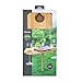 Tovolo Outdoor Wine Holder Bamboo Table, Holds 2 Wine Glasses, Collapsible Table With Ground Stake, Outdoor Wood Table & Wine Glass Holder for Outdoor Entertaining