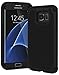 Galaxy S7 Edge Case, Bastex Heavy Duty Slim Fit Hybrid Armor Premium Dual Shock Rubber Silicone Cover with Hard Protective Case for Samsung Galaxy S7 Edge (Black)