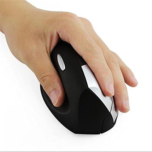 TeeNoke Ergonomic Vertical Mouse Gaming Wireless 2400dpi Laser Healing Wrist Mice for Left Hand