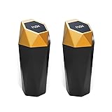 2PCS Car Trash Can with Lid, Mini Portable Auto