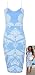 Crazy Girls Womens Celebrity Multi Floral Print Ladies Bodycon Midi Dress