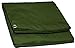 Mytee Products 6' x 8' Green Canvas Tarp 12oz Heavy Duty Water Resistant