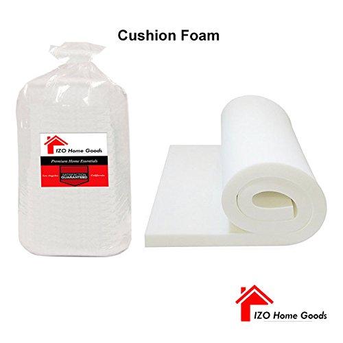 IZO Home Goods Premium HI-Density Cushion and Upholstery Poly Foam Padding 1" x 27" x 76"