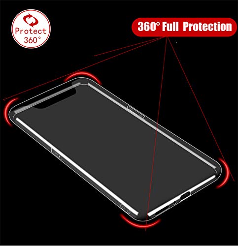 AILRINNI Case for Samsung A80, Clear Crystal Silicone Samsung A80 Phone Case, Premium Soft Gel Shockproof Bumper Protective Case Cover for Samsung Galaxy A80 - Clear