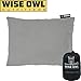 Wise Owl Outfitters Camping Pillow – Memory Foam Travel Pillow for Airplane Sleeping, Hiking, Backpacking & Outdoor Use - Small & Portable for Adults, Car, Camp & Tent