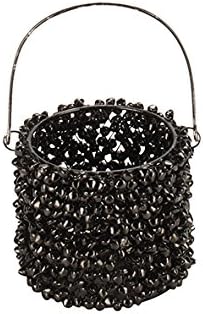 Vosteen 99481 – November 22 Metal Coloured Lantern, Charcoal Grey, 12 x 12 x 12 cm