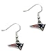 New England Patriots Dangle Earrings