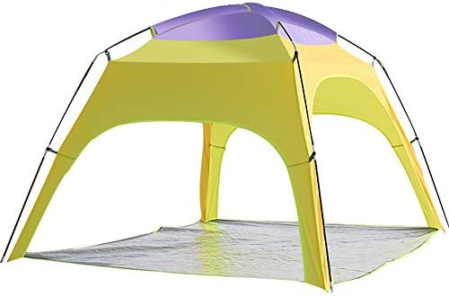 3-4 People Outdoor Sun Shelter Waterproof Shade Canopy Instant Tent for Beach Gazebo Backpacking Rainfly