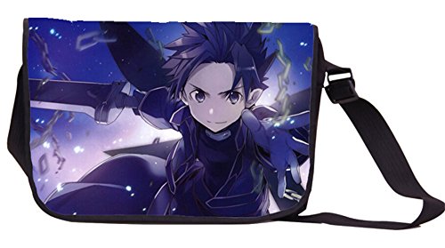 Siawasey Sword Art Online Anime Kirigaya Kirito Messenger Bag Backpack Shoulder Bag - Image 146