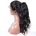 Dolago 360 Lace Frontal Wig Body Wave for Black Women, Glueless 180% Density 360 Lace Front Wig Brazilian Virgin 100% Human Hair Wigs Pre Plucked with Baby Hair Natural Color(Body Wave, 14inch)