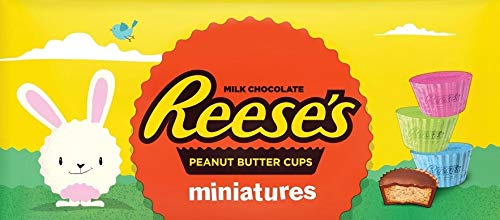 image for Sweetsome Reese's Peanut Butter Cups Easter Pastel Miniatures, (Bag Of