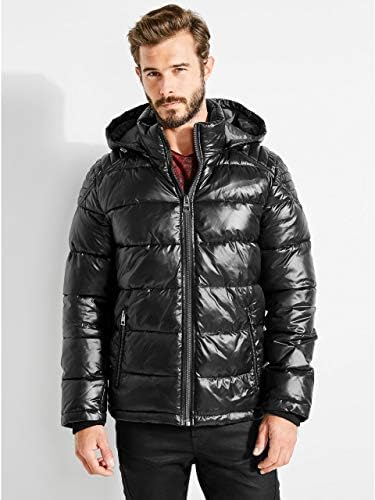 guess noah nylon puffer jacket