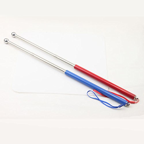 Dolity 115/130cm Durable Extendable Pole Portable Handheld Pole Telescopic Pointer for Flags Windsock - 130 cm - Red