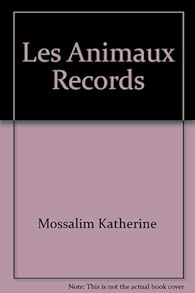 Livres Couvertures de Les Animaux Records