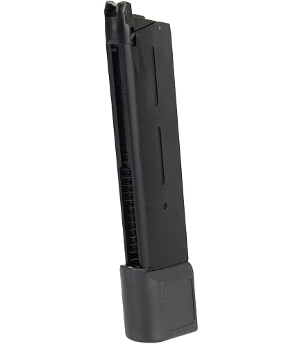 Chargeur Gaz 16 Coups Pour WE 1911 – Compatible EMG SAI Red Et AW NE Series, Métal, Argent, Pour Airsoft