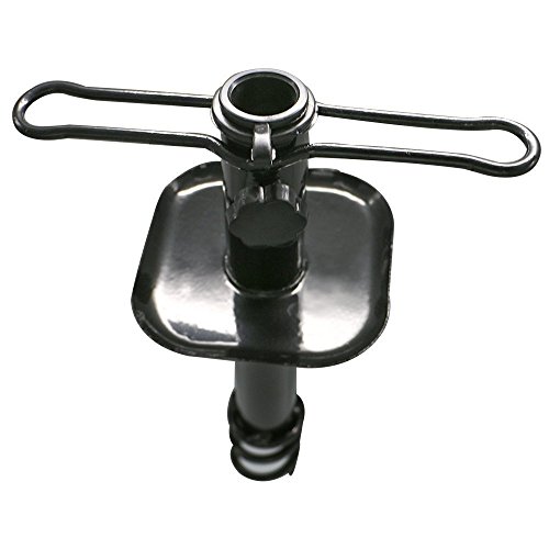 Focux Metal Beach Umbrella Sand Anchor Auger Screw Universal Sandgrabber for Beach Umbrella with Beach Bag Heavy Duty One Size Fits All Black (Black)