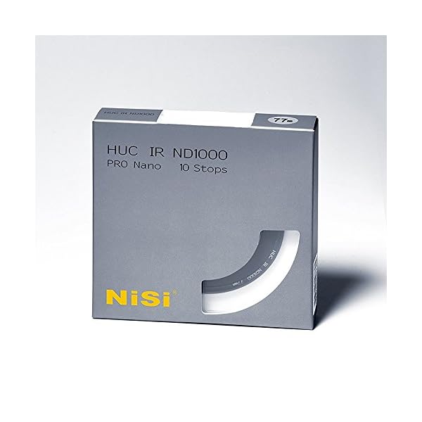 NiSi HUC IR ND1000 ND Filter 82mm - ND3,0 10-Blenden Neutral Graufilter aus Optisches Glas mit Pro Nano Beschichtung – Bild 6