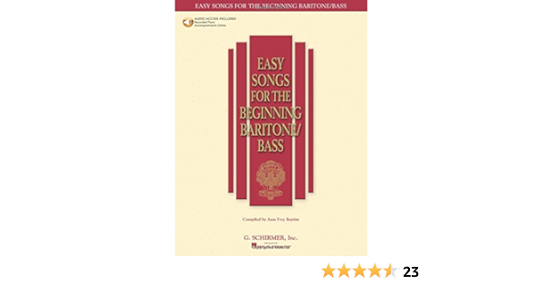 Easy Songs For The Beginning Baritone Bass Easy Songs For Beginning Singers Hal Leonard Corp Boytim Joan Frey 0073999837599 Amazon Com Books