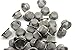 DeYue Crystal Pipe Screens, 40pcs 0.5Inch Diameter Premium Stainless Steel Mental Screen Filters for Crystal Pipe Use (40)