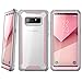 i-Blason Case for Galaxy Note 8 2017 Release, Ares Series Full-body Rugged Clear Bumper Case with Built-in Screen Protector (Pink)