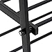 SONGMICS Clothing Garment Rack with 2-Tire Shelf for Shoes Clothes Storage Black